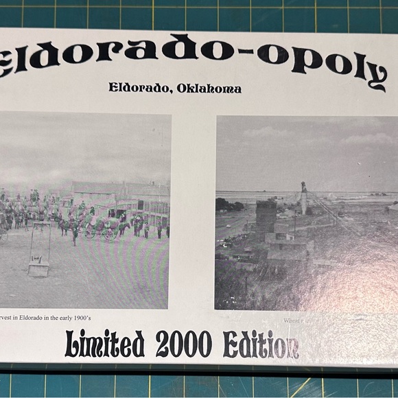 VTG 2000 Oklahoma Monopoly Board Game - El Dorado-Opoly Brand New/Pieces Sealed - Picture 2 of 11